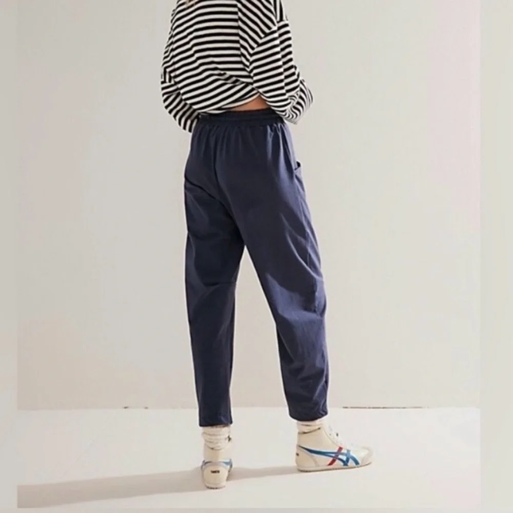Free People Caden Pants - Navy - sz L - Picture 2 of 7